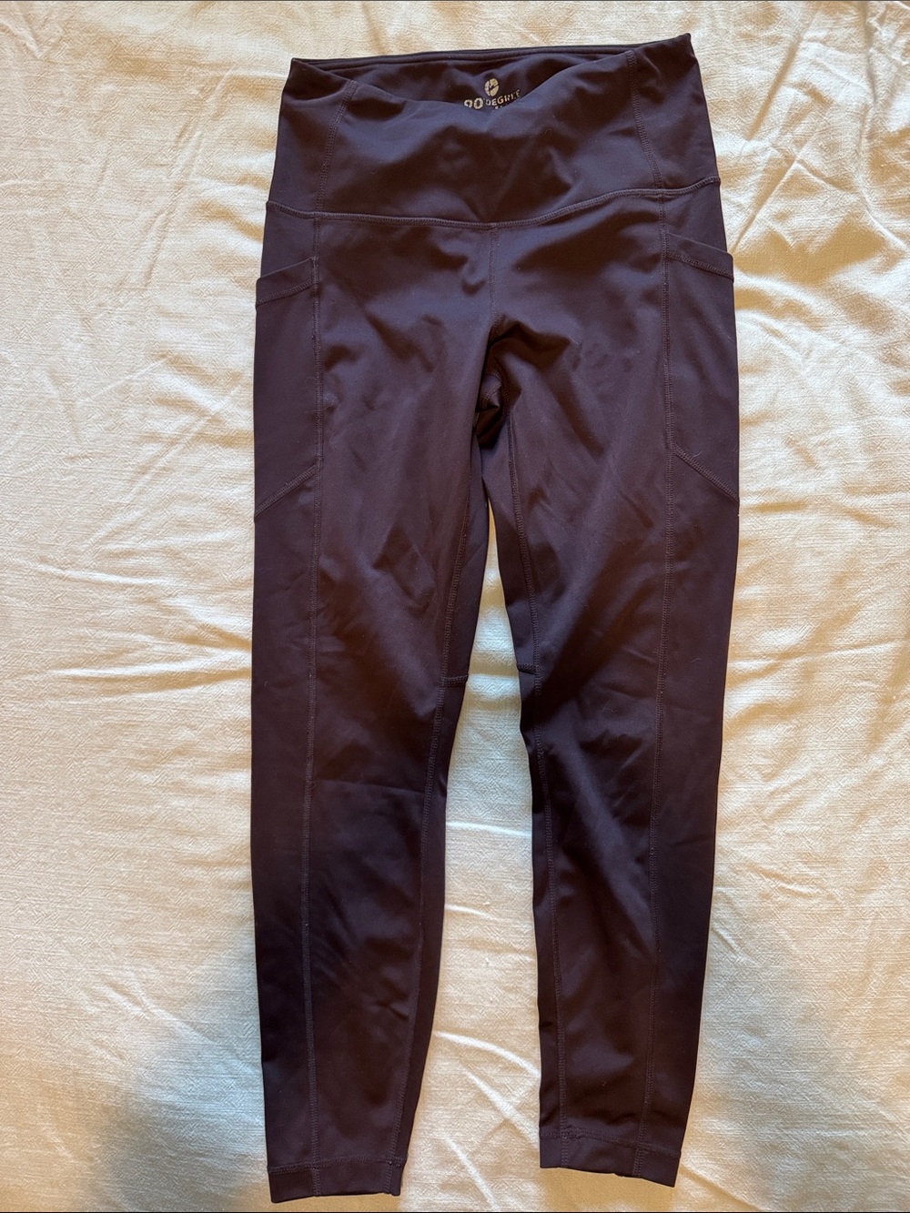90 Degree By Reflex High-Waist Black Leggings